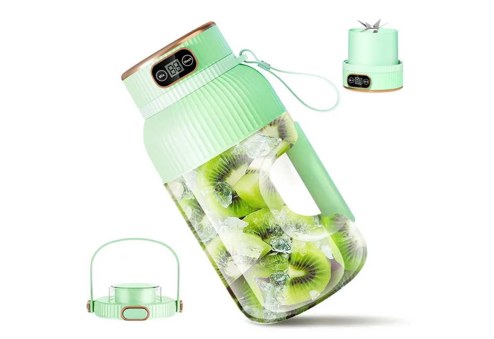 Fine Life Pro Standmixer Tragbarer Saftpresse, 1200 ml großer Fassungsvermögen, 78 W, Mini-Mixer, geeignet für die Küche, im Freien und im Fitnessstudio