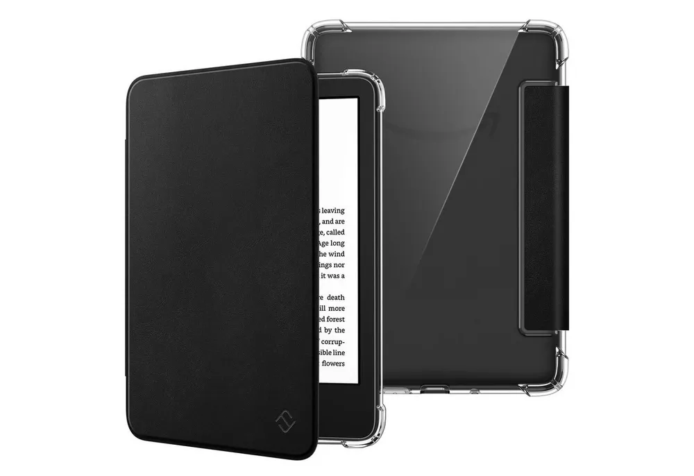 Fintie E-Reader-Hülle für 6" Kindle (11. Generation)–2024/2022, Clear Weich TPU Schutzhülle, mit Auto Sleep/Wake für 6 Zoll Kindle Basic 2024