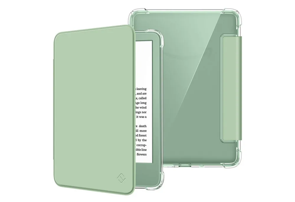 Fintie E-Reader-Hülle für 6" Kindle (11. Generation)–2024/2022, Clear Weich TPU Schutzhülle, mit Auto Sleep/Wake für 6 Zoll Kindle Basic 2024