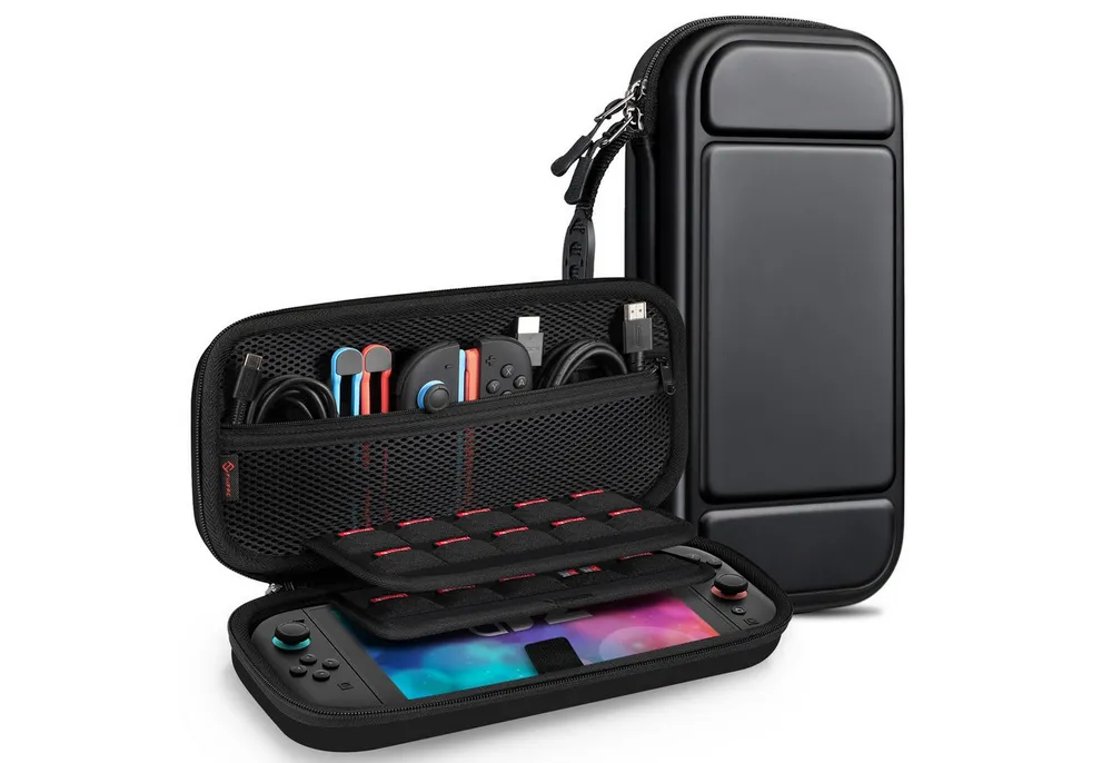 Fintie Nintendo-Schutzhülle Tasche für Nintendo Switch 2(2025 Modell) - Tragetasche, mit 20 Spielkartenhaltern und Haltegurt für Switch Konsole und Zubehör