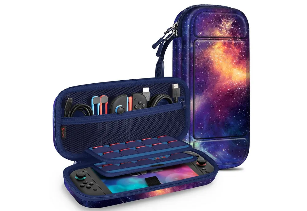 Fintie Nintendo-Schutzhülle Tasche für Nintendo Switch 2(2025 Modell) - Tragetasche, mit 20 Spielkartenhaltern und Haltegurt für Switch Konsole und Zubehör