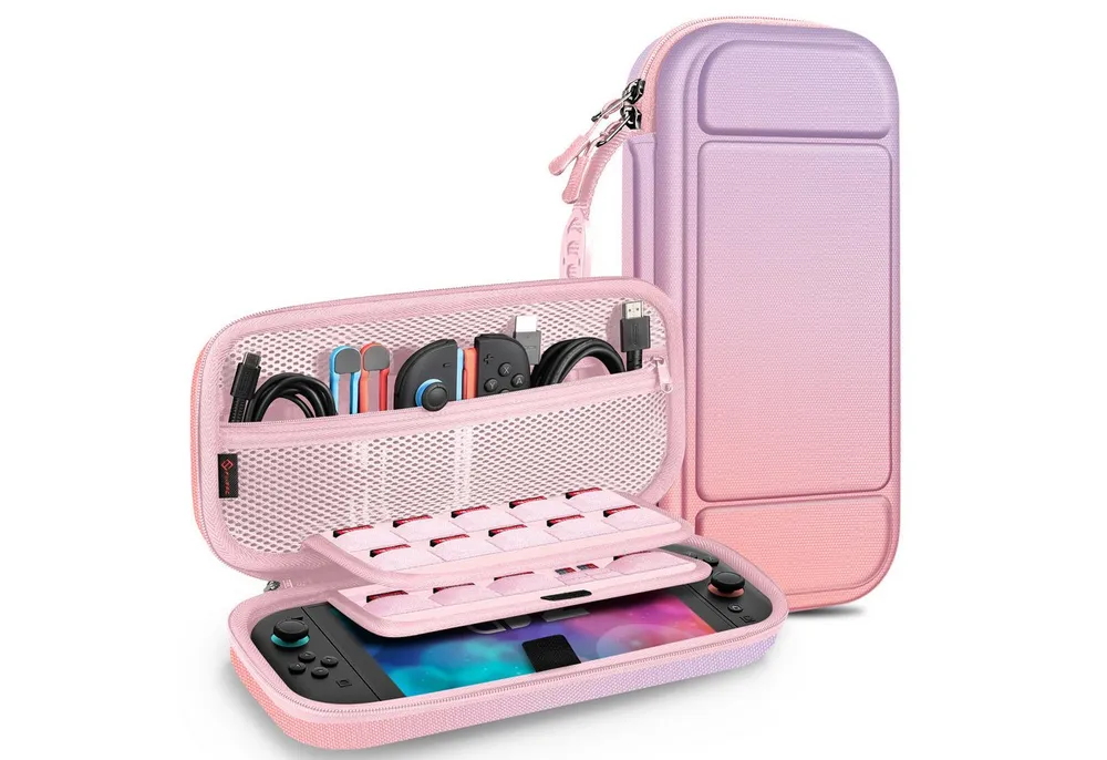 Fintie Nintendo-Schutzhülle Tasche für Nintendo Switch 2(2025 Modell) - Tragetasche, mit 20 Spielkartenhaltern und Haltegurt für Switch Konsole und Zubehör