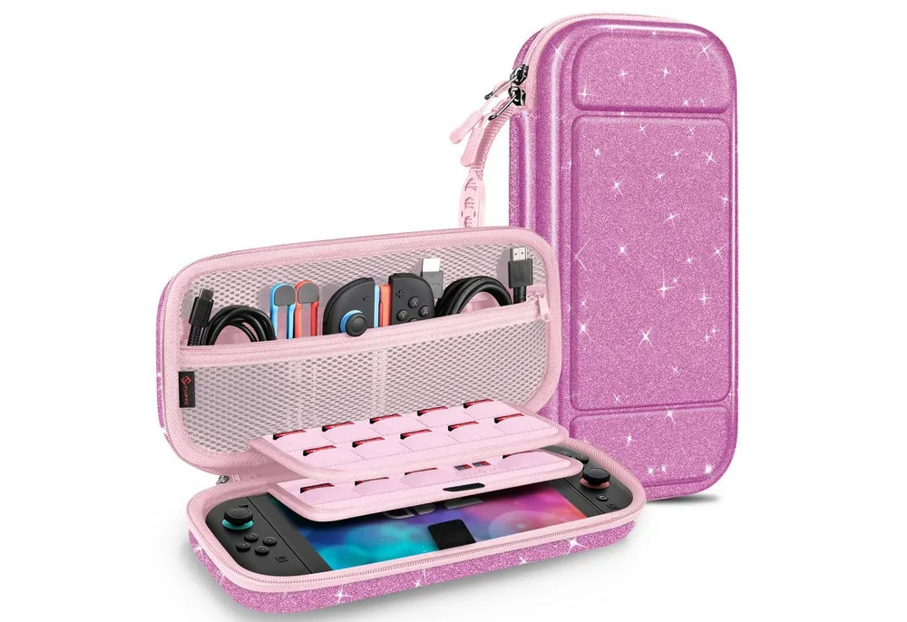 Fintie Nintendo-Schutzhülle Tasche für Nintendo Switch 2(2025 Modell) - Tragetasche, mit 20 Spielkartenhaltern und Haltegurt für Switch Konsole und Zubehör