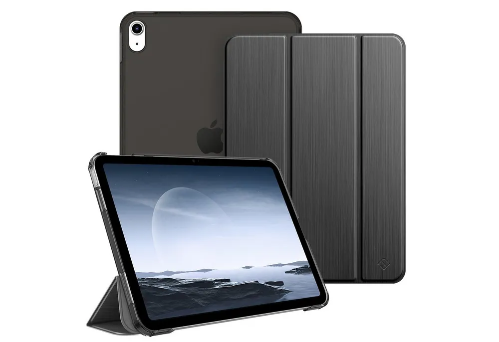 Fintie Tablet-Hülle für iPad 11. Generation 2025 (A16) 11 Zoll, iPad 10. Generation 2022 10.9 Zoll, Ultradünn Case mit transparenter Rückseite Abdeckung, Auto Schlaf/Wach
