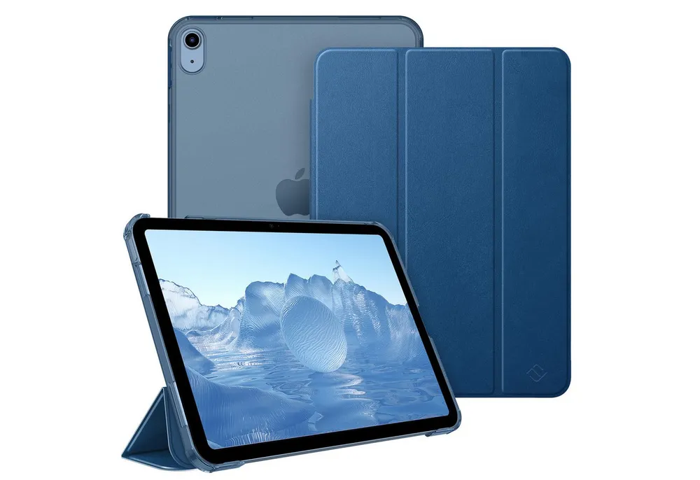 Fintie Tablet-Hülle für iPad 11. Generation 2025 (A16) 11 Zoll, iPad 10. Generation 2022 10.9 Zoll, Ultradünn Case mit transparenter Rückseite Abdeckung, Auto Schlaf/Wach