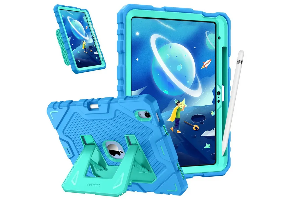 Fintie Tablet-Hülle für iPad 11. Generation 2025 (A16) 11'', iPad 10. Generation 2022, stoßfeste Ganzkörper-Hülle mit integriertem Ständer für Kinder