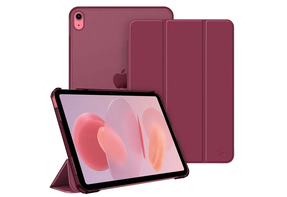 Fintie Tablet-Hülle für iPad 11. Generation 2025 (A16) 11 Zoll, iPad 10. Generation 2022 10.9 Zoll, Ultradünn Case mit transparenter Rückseite Abdeckung, Auto Schlaf/Wach