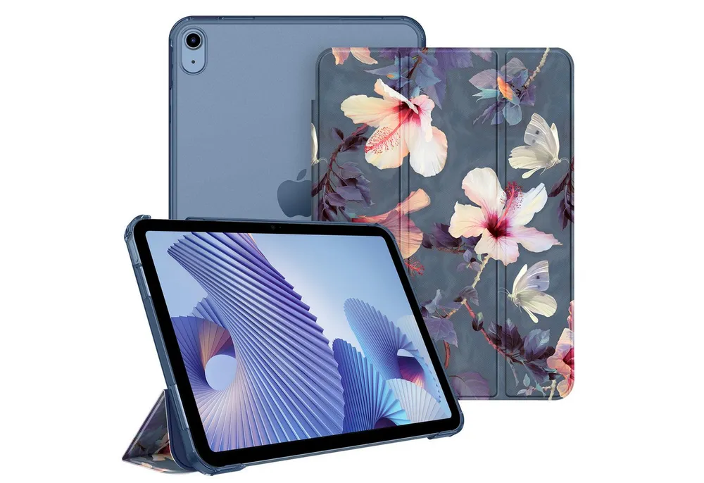 Fintie Tablet-Hülle für iPad 11. Generation 2025 (A16) 11 Zoll, iPad 10. Generation 2022 10.9 Zoll, Ultradünn Case mit transparenter Rückseite Abdeckung, Auto Schlaf/Wach