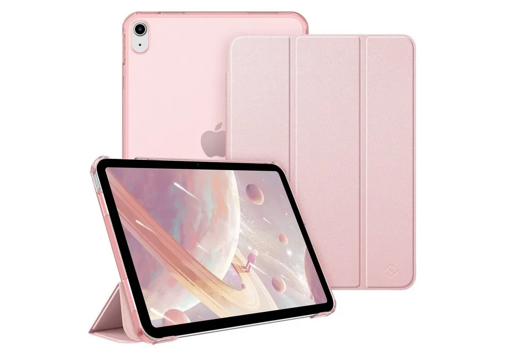 Fintie Tablet-Hülle für iPad 11. Generation 2025 (A16) 11 Zoll, iPad 10. Generation 2022 10.9 Zoll, Ultradünn Case mit transparenter Rückseite Abdeckung, Auto Schlaf/Wach