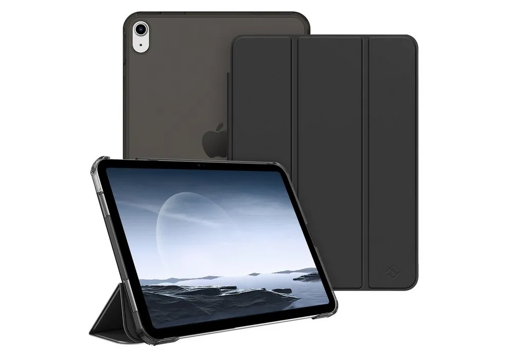 Fintie Tablet-Hülle für iPad 11. Generation 2025 (A16) 11 Zoll, iPad 10. Generation 2022 10.9 Zoll, Ultradünn Case mit transparenter Rückseite Abdeckung, Auto Schlaf/Wach