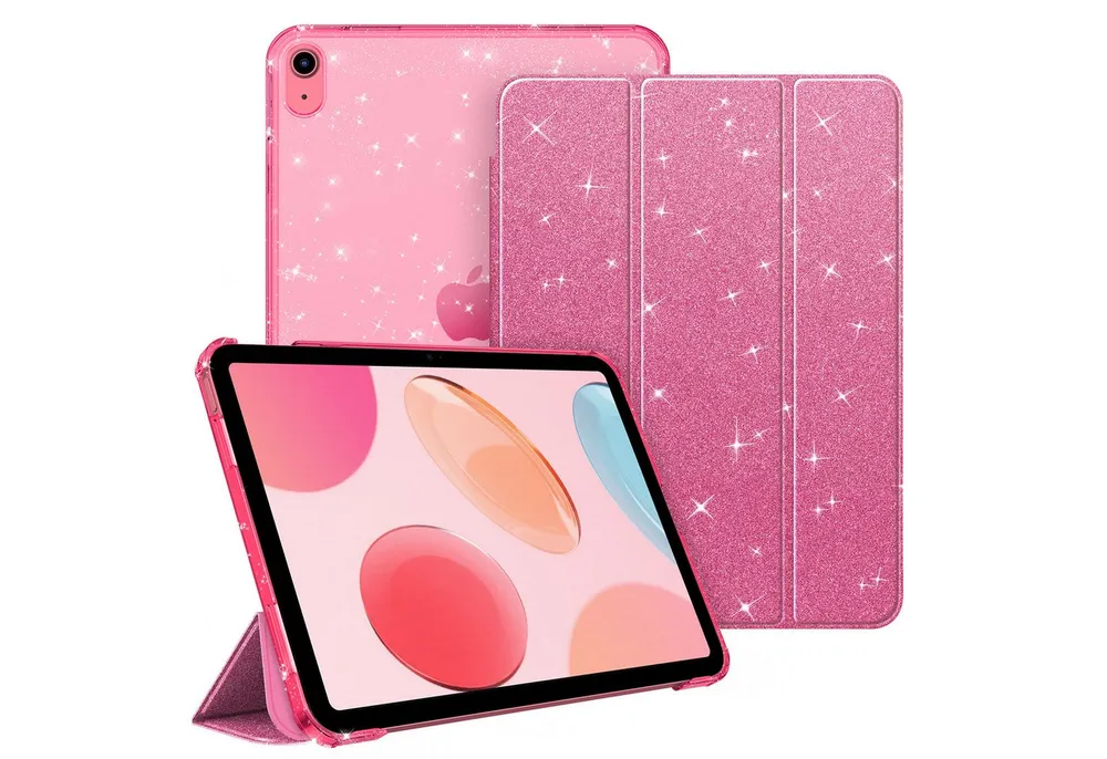 Fintie Tablet-Hülle für iPad 11. Generation 2025 (A16) 11 Zoll, iPad 10. Generation 2022 10.9 Zoll, Ultradünn Case mit transparenter Rückseite Abdeckung, Auto Schlaf/Wach