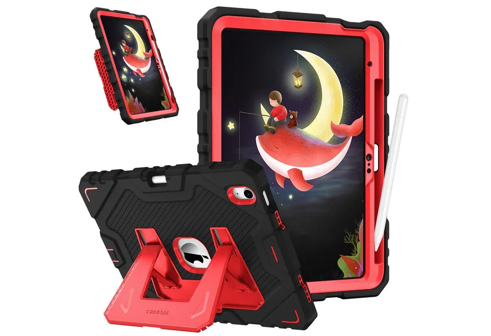 Fintie Tablet-Hülle für iPad 11. Generation 2025 (A16) 11'', iPad 10. Generation 2022, stoßfeste Ganzkörper-Hülle mit integriertem Ständer für Kinder