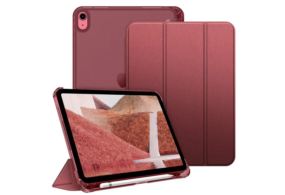 Fintie Tablet-Hülle für iPad 11 Generation 11‘’ 2025 (A16), iPad 10 Generation 10.9'' 2022, ultradünn, mit Stifthalter, transparenter Rückseite, Auto Schlaf/Wach