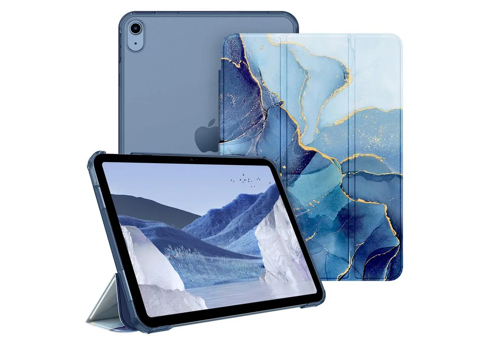 Fintie Tablet-Hülle für iPad 11. Generation 2025 (A16) 11 Zoll, iPad 10. Generation 2022 10.9 Zoll, Ultradünn Case mit transparenter Rückseite Abdeckung, Auto Schlaf/Wach