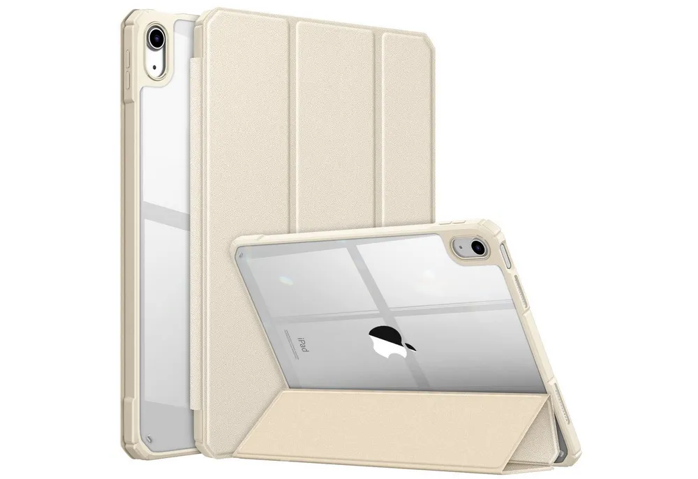 Fintie Tablet-Hülle für iPad 11. Generation 2025 11"(A16), iPad 10. Generation 2022 10.9", Ultradünn Case mit transparenter Rückseite Abdeckung, Auto Schlaf/Wach