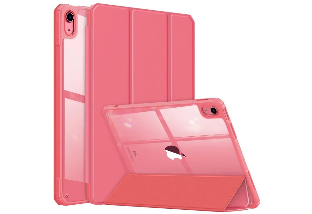 Fintie Tablet-Hülle für iPad 11. Generation 2025 11"(A16), iPad 10. Generation 2022 10.9", Ultradünn Case mit transparenter Rückseite Abdeckung, Auto Schlaf/Wach