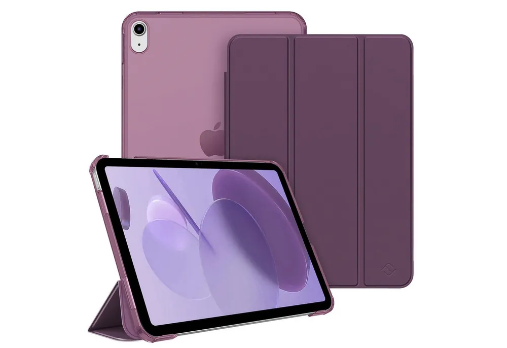 Fintie Tablet-Hülle für iPad 11. Generation 2025 (A16) 11 Zoll, iPad 10. Generation 2022 10.9 Zoll, Ultradünn Case mit transparenter Rückseite Abdeckung, Auto Schlaf/Wach