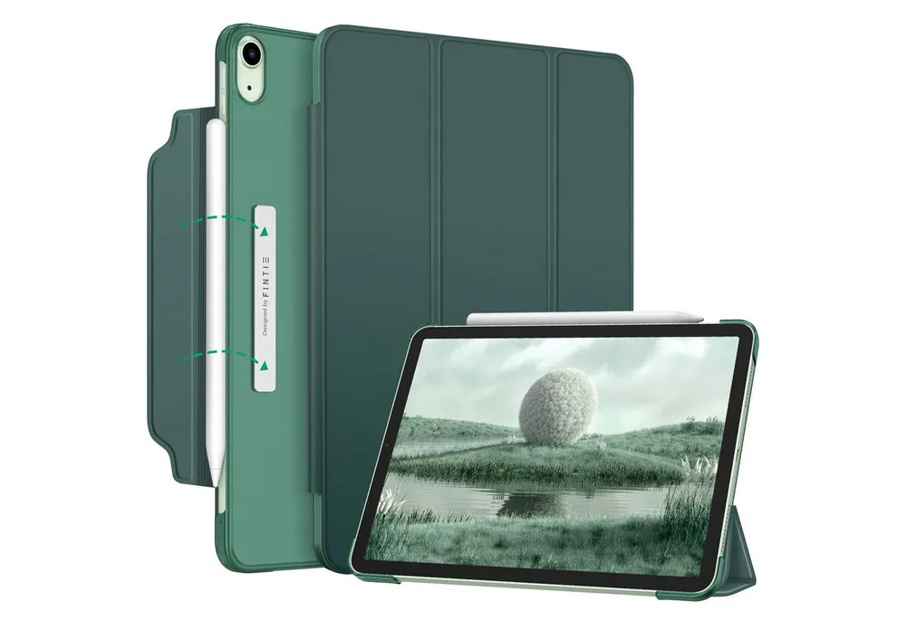Fintie Tablet-Hülle für iPad Air 11'' M4/M3/M2(2026/2025/2024), iPad Air 5/4 Gen 2022/2020 10.9 Zoll, Leichte Standhülle mit Durchscheinend Mattierter Rückseite