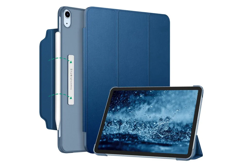 Fintie Tablet-Hülle für iPad Air 11'' M4/M3/M2(2026/2025/2024), iPad Air 5/4 Gen 2022/2020 10.9 Zoll, Leichte Standhülle mit Durchscheinend Mattierter Rückseite