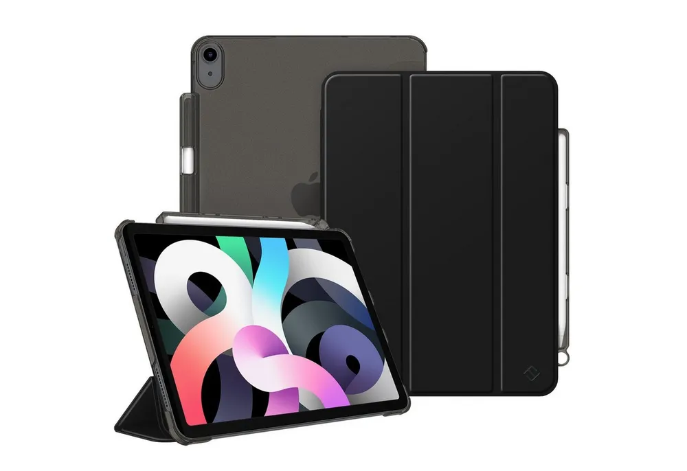 Fintie Tablet-Hülle für iPad Air 11'' M4/M3/M2(2026/2025/2024), iPad Air 5/4 Gen 2022/2020 10.9 Zoll, mit Stifthalter, ultradünne leichte Hülle mit transparenter Rückseite