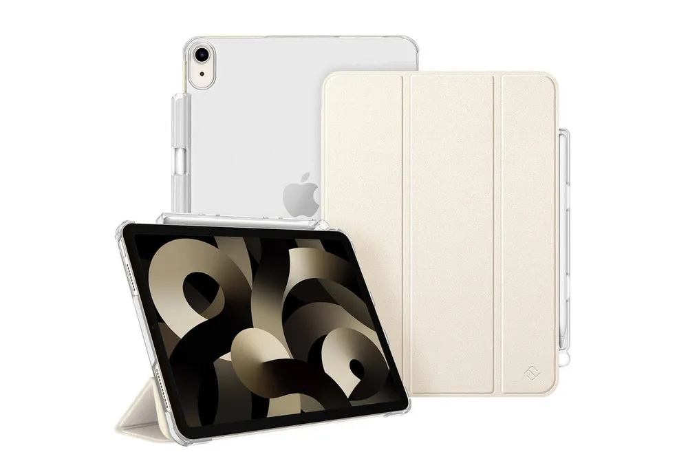 Fintie Tablet-Hülle für iPad Air 11'' M4/M3/M2(2026/2025/2024), iPad Air 5/4 Gen 2022/2020 10.9 Zoll, mit Stifthalter, ultradünne leichte Hülle mit transparenter Rückseite