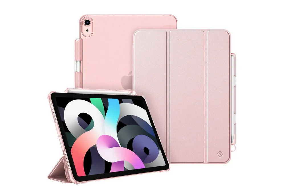 Fintie Tablet-Hülle für iPad Air 11'' M4/M3/M2(2026/2025/2024), iPad Air 5/4 Gen 2022/2020 10.9 Zoll, mit Stifthalter, ultradünne leichte Hülle mit transparenter Rückseite