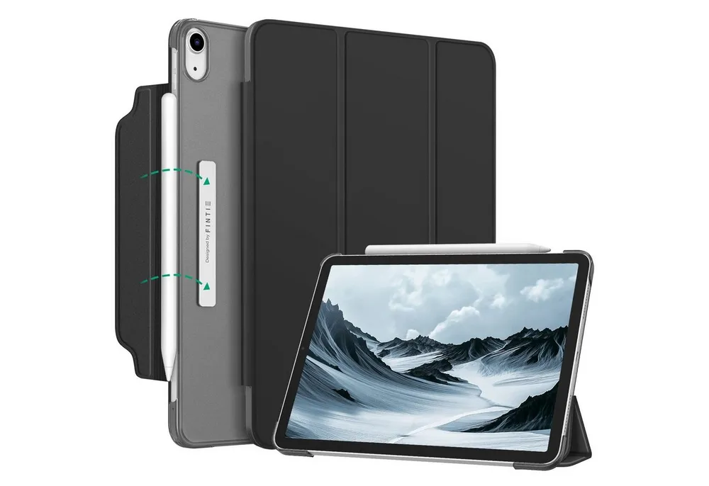 Fintie Tablet-Hülle für iPad Air 11'' M4/M3/M2(2026/2025/2024), iPad Air 5/4 Gen 2022/2020 10.9 Zoll, Leichte Standhülle mit Durchscheinend Mattierter Rückseite