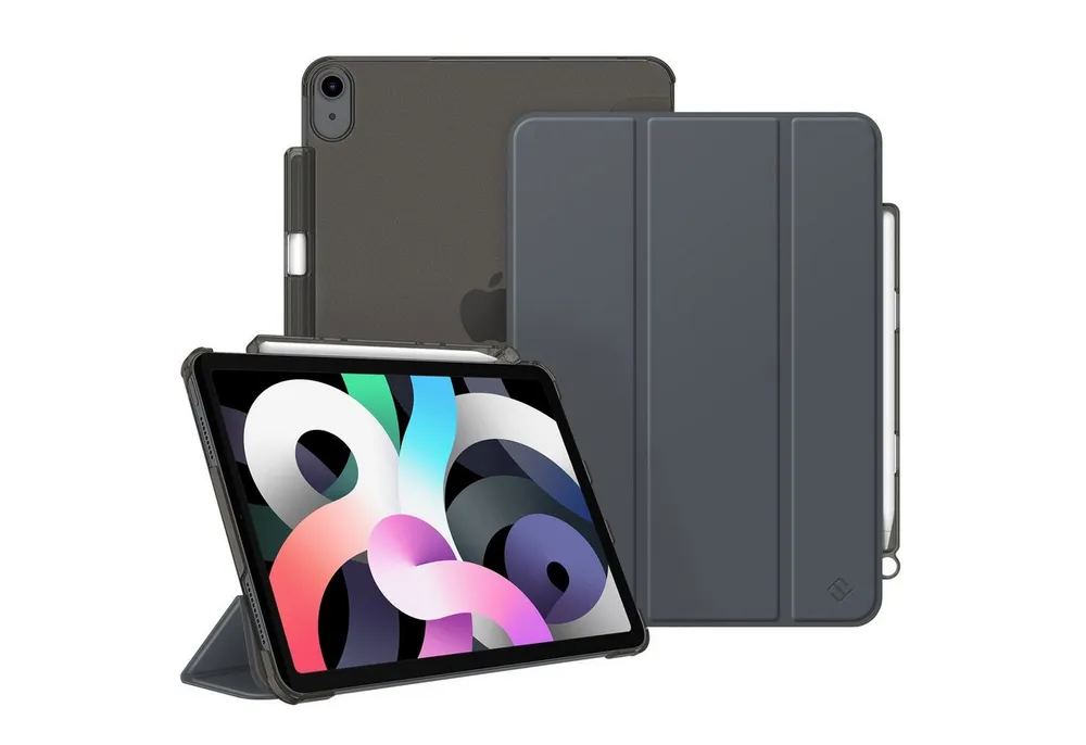 Fintie Tablet-Hülle für iPad Air 11'' M4/M3/M2(2026/2025/2024), iPad Air 5/4 Gen 2022/2020 10.9 Zoll, mit Stifthalter, ultradünne leichte Hülle mit transparenter Rückseite