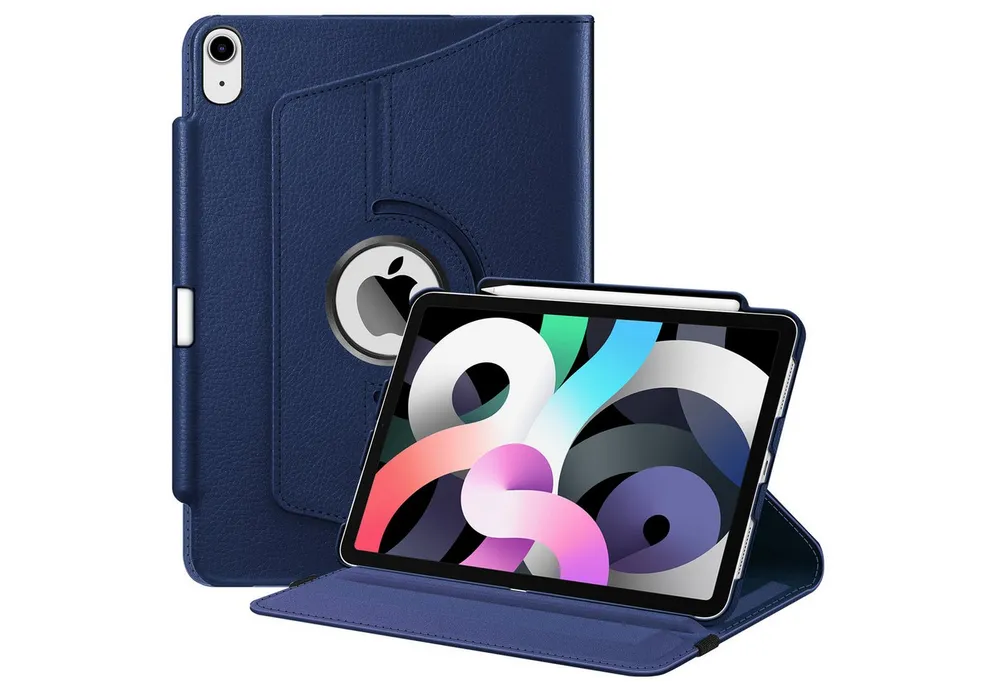 Fintie Tablet-Hülle für iPad Air 11'' M4/M3/M2(2026/2025/2024), iPad Air 5/4 Gen 2022/2020 10.9 Zoll, mit Stifthalter - 360 Grad verstellbare Schutzhülle mit Standfunktion