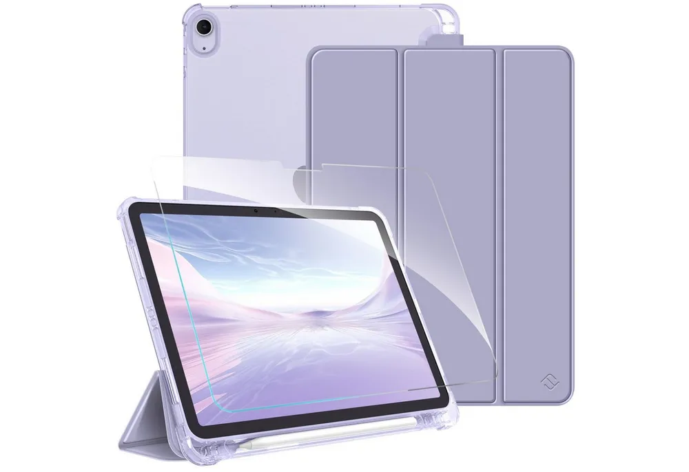 Fintie Tablet-Hülle für iPad Air 11 Zoll(M4/M3/M2-2026/2025/2024) mit Schutzfolie