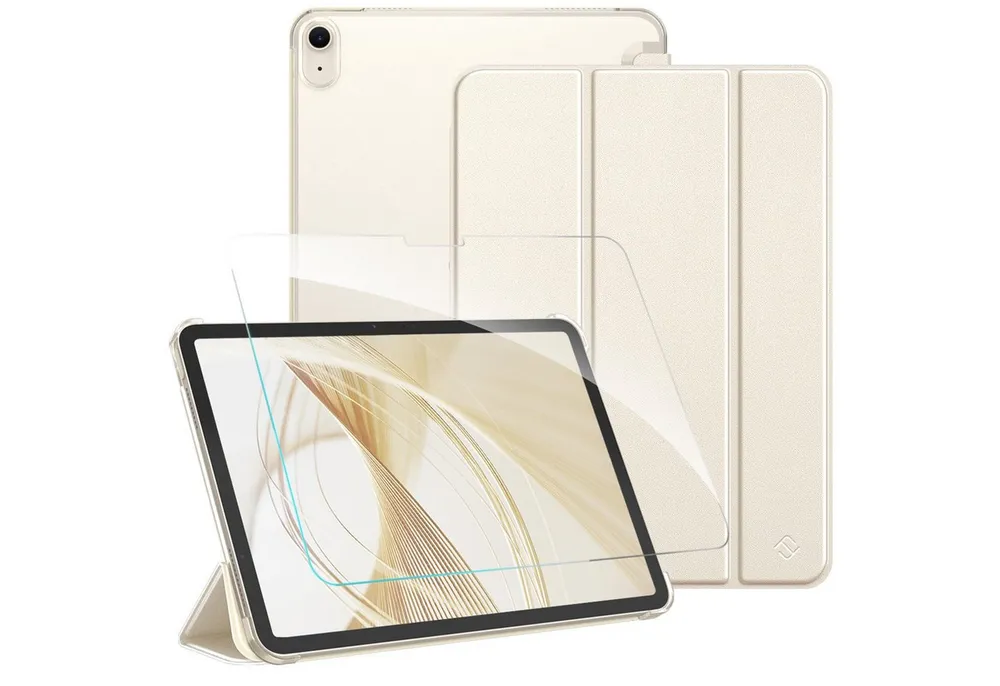 Fintie Tablet-Hülle für iPad Air 11 Zoll(M4/M3/M2-2026/2025/2024) mit Schutzfolie