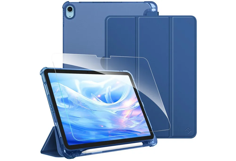 Fintie Tablet-Hülle für iPad Air 11 Zoll(M4/M3/M2-2026/2025/2024) mit Schutzfolie