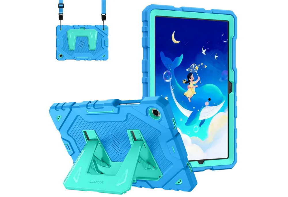 Fintie Tablet-Hülle für Samsung Galaxy Tab A11+ Plus 11" 2025 / Tab A9+ Plus 11 Zoll 2023, Stoßfeste Kinder Hülle Ganzkörper-Schutzhülle mit Integriertem Ständer