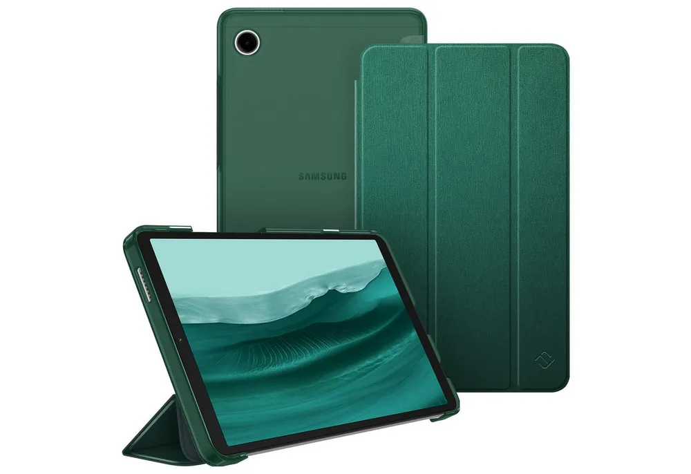 Fintie Tablet-Hülle für Samsung Galaxy Tab A11 8,7" 2025/ Tab A9 8.7 Zoll Tablet, Ultra Dünn Schutzhülle mit Transparenter Rückseite