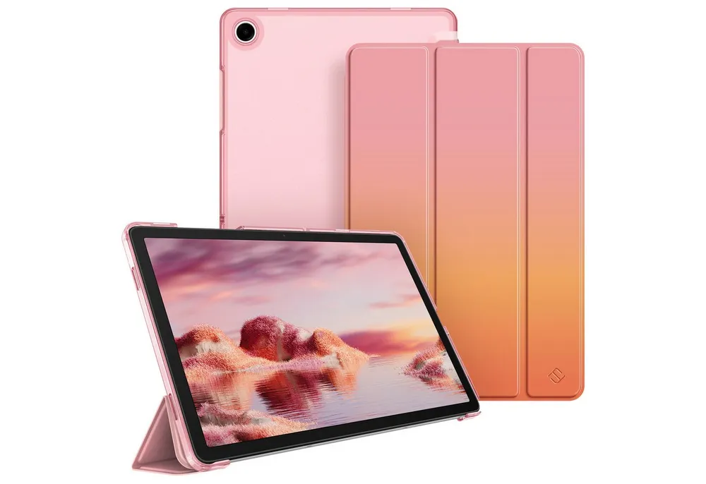 Fintie Tablet-Hülle für Samsung Galaxy Tab A11+ Plus 11" 2025 / Tab A9+ Plus 11 Zoll 2023 11 Zoll, Ultradünn Schutzhülle mit Translucent Rückseite in Matt-Optik Cover