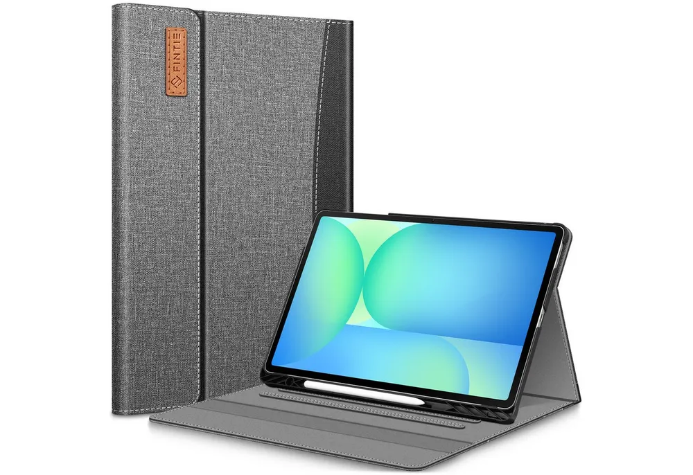 Fintie Tablet-Hülle für Samsung Galaxy Tab S10 FE+ Plus 13.1 Zoll 2025 Tablet, Folio Hülle, mit Multi-Winkel Betrachtung, S Pen Halter und Dokumentenfach