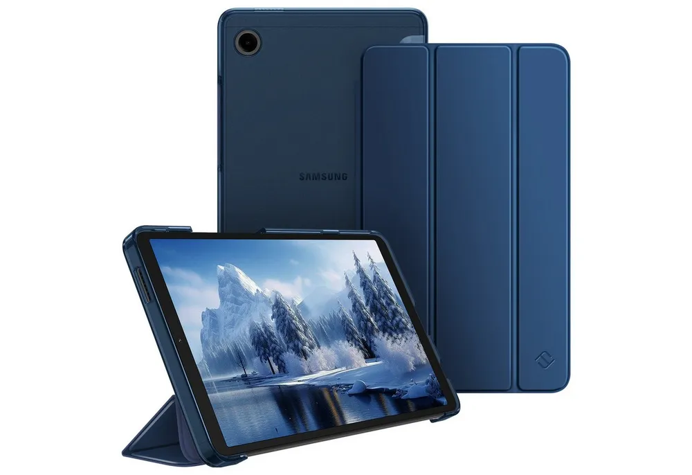Fintie Tablet-Hülle für Samsung Galaxy Tab A11 8,7" 2025/ Tab A9 8.7 Zoll Tablet, Ultra Dünn Schutzhülle mit Transparenter Rückseite