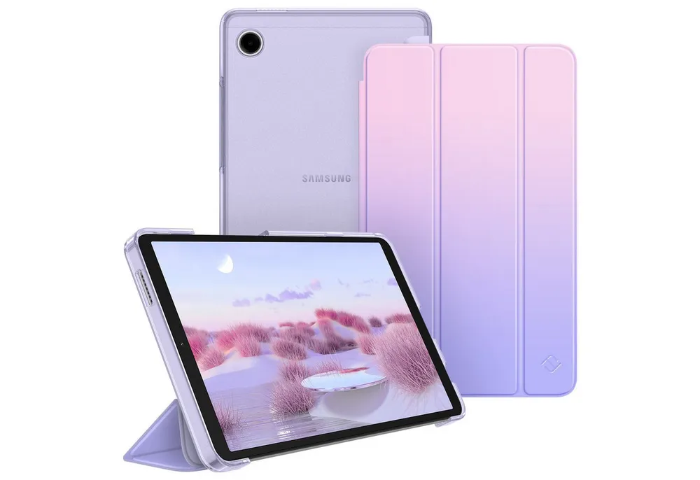 Fintie Tablet-Hülle für Samsung Galaxy Tab A11 8,7" 2025/ Tab A9 8.7 Zoll Tablet, Ultra Dünn Schutzhülle mit Transparenter Rückseite
