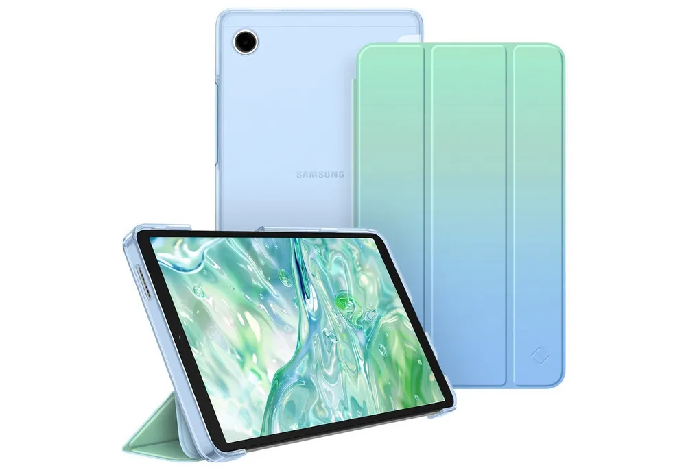 Fintie Tablet-Hülle für Samsung Galaxy Tab A11 8,7" 2025/ Tab A9 8.7 Zoll Tablet, Ultra Dünn Schutzhülle mit Transparenter Rückseite