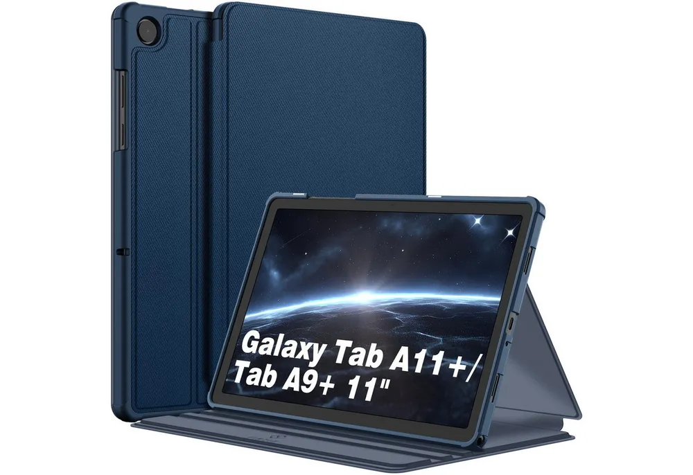 Fintie Tablet-Hülle für Samsung Galaxy Tab A11+ Plus 11" 2025 / Tab A9+ Plus 11 Zoll 2023, Slim TPU Folio Tablet Schutzhülle mit Standfunktion