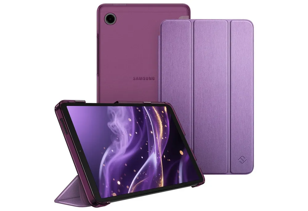 Fintie Tablet-Hülle für Samsung Galaxy Tab A11 8,7" 2025/ Tab A9 8.7 Zoll Tablet, Ultra Dünn Schutzhülle mit Transparenter Rückseite