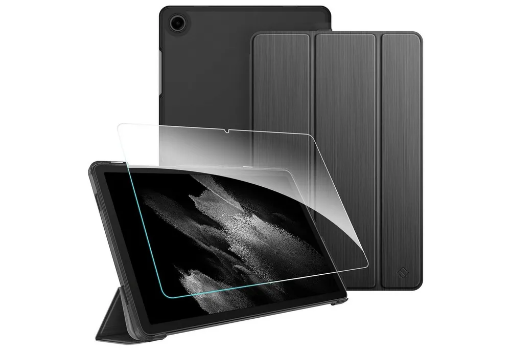 Fintie Tablet-Hülle für Samsung Galaxy Tab A11+ Plus 11 Zoll 2025 / Tab A9+ Plus 11'' 2023 11 Zoll, mit Schutzfolie, Ultradünn Schutzhülle mit Translucent Rückseite Cover