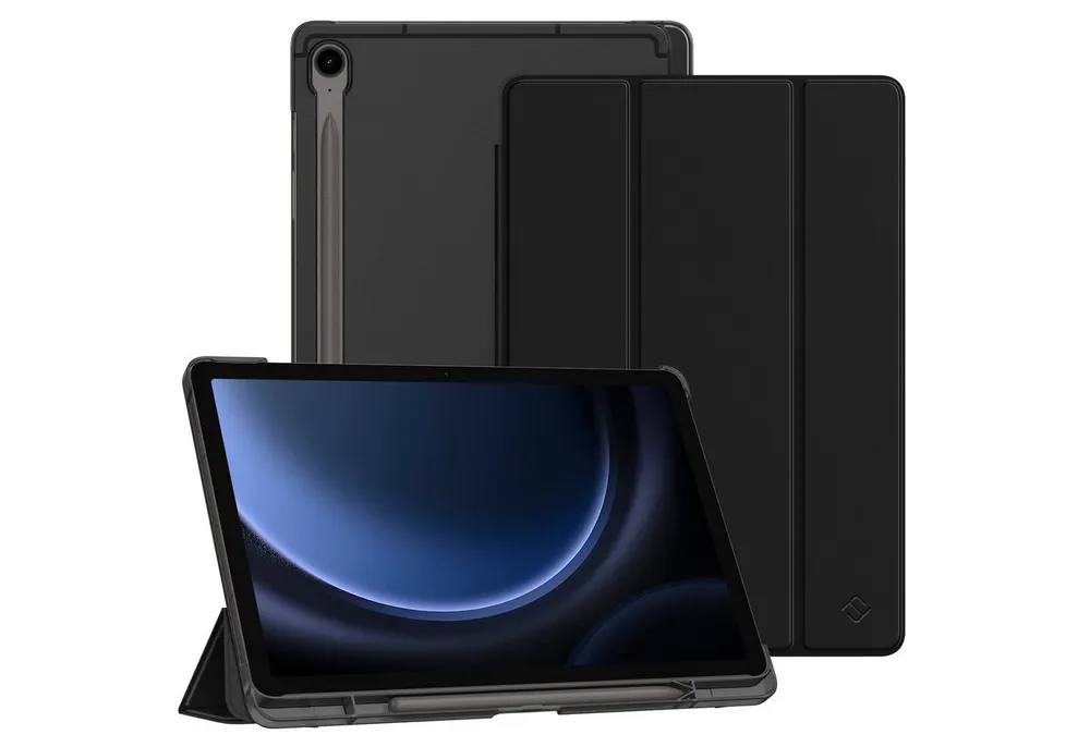 Fintie Tablet-Hülle für Samsung Galaxy Tab S10 Lite/S10 FE/S9 FE 10.9" & S9 11" Tablet, Ultradünn Case mit Stifthalter&Translucent Rückseite, Auto Schlaf/Wach
