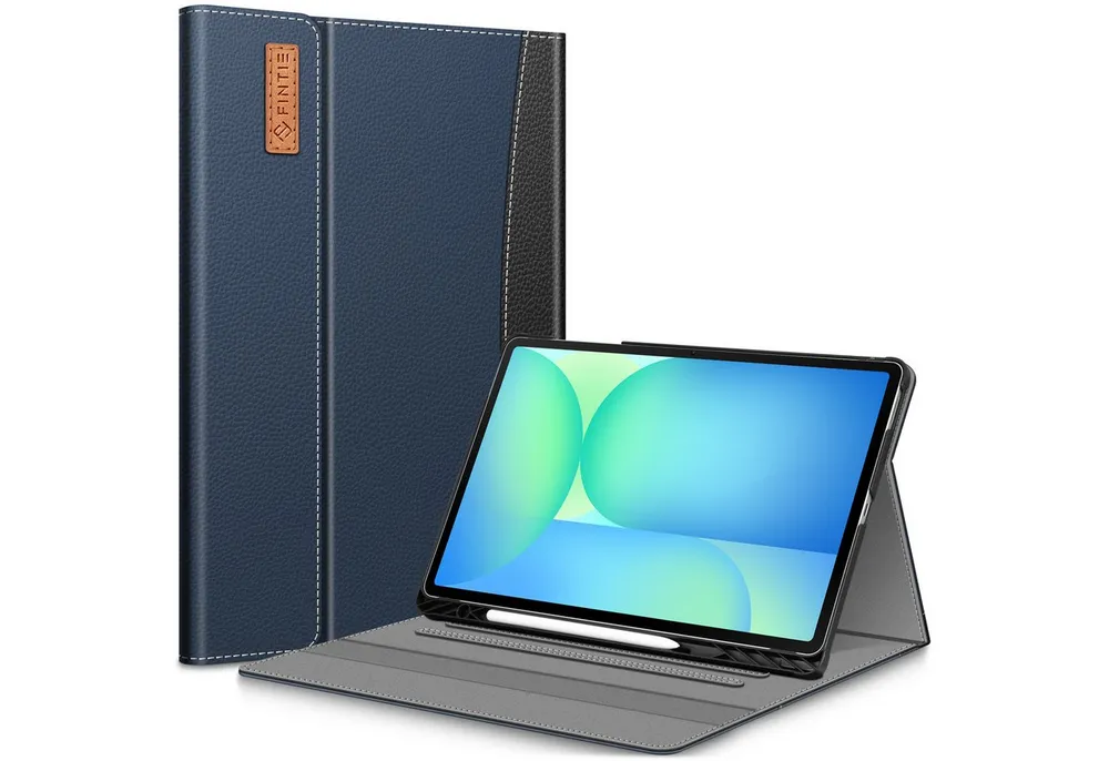Fintie Tablet-Hülle für Samsung Galaxy Tab S10 FE+ Plus 13.1 Zoll 2025 Tablet, Folio Hülle, mit Multi-Winkel Betrachtung, S Pen Halter und Dokumentenfach