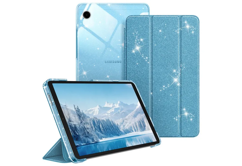 Fintie Tablet-Hülle für Samsung Galaxy Tab A11 8,7" 2025/ Tab A9 8.7 Zoll Tablet, Ultra Dünn Schutzhülle mit Transparenter Rückseite