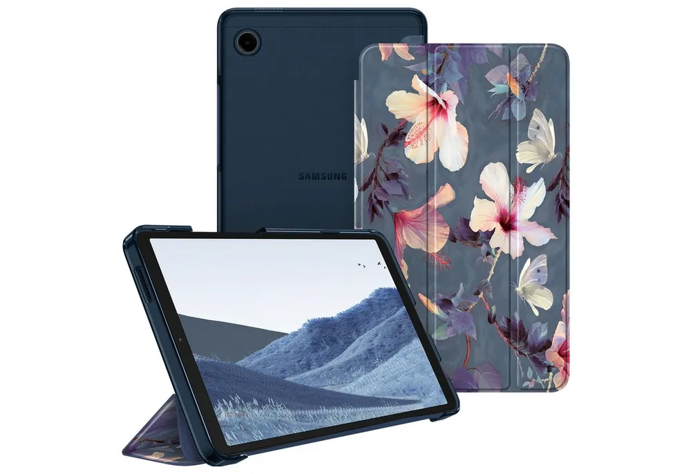 Fintie Tablet-Hülle für Samsung Galaxy Tab A11 8,7" 2025/ Tab A9 8.7 Zoll Tablet, Ultra Dünn Schutzhülle mit Transparenter Rückseite
