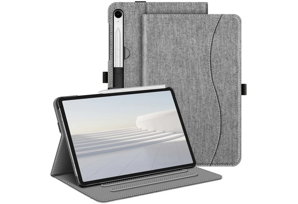 Fintie Tablet-Hülle für Samsung Galaxy Tab S10 Lite/S10 FE/S9 FE 10.9 Zoll & S9 11 Zoll, Multi-Winkel Folio Case mit Dokumentenfach & Auto Schlaf/Wach Funktion