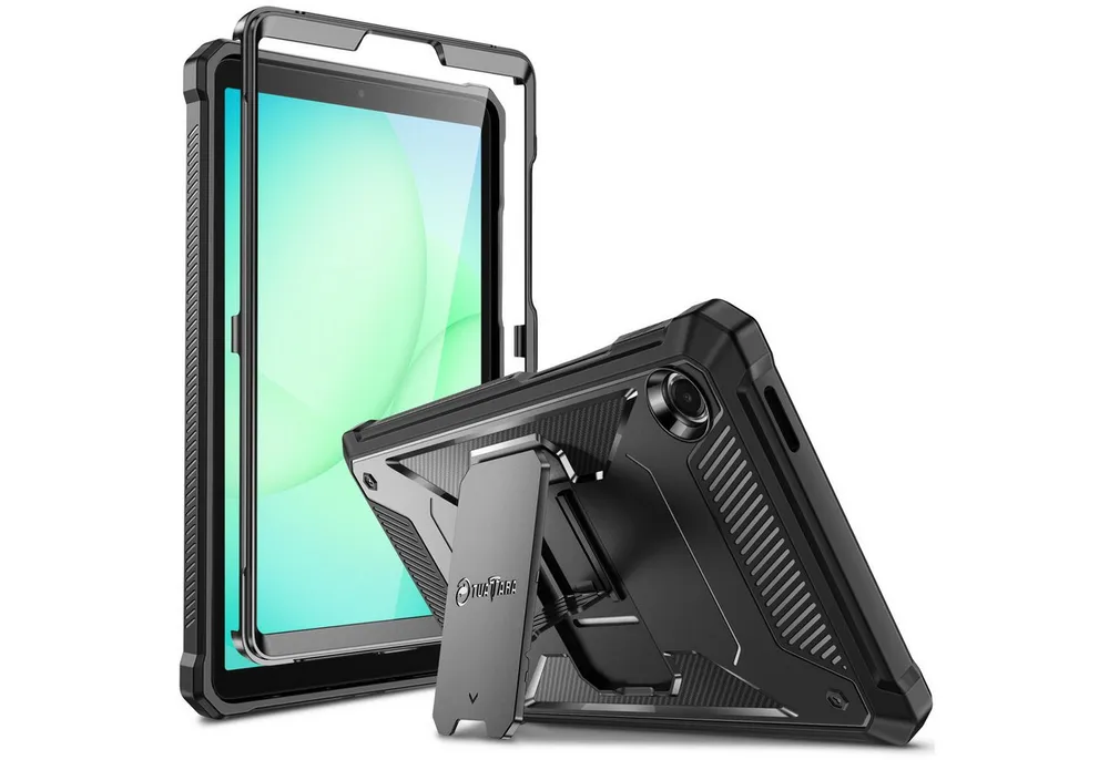Fintie Tablet-Hülle für Samsung Galaxy Tab A11/Tab A9 8,7 Zoll 2025/2023, Ganzkörper-Rugged Hybrid Stand Schutzhülle mit eingebauter Schutzfolie