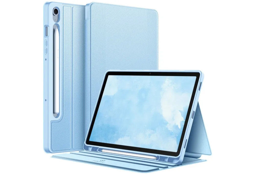 Fintie Tablet-Hülle für Samsung Galaxy Tab S10 Lite/S10 FE 10.9" 2025/S9 FE 10.9"/S9 11", mit S Pen Halter, Slim TPU Folio Tablet Schutzhülle mit Standfunktion
