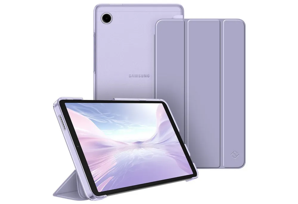 Fintie Tablet-Hülle für Samsung Galaxy Tab A11 8,7" 2025/ Tab A9 8.7 Zoll Tablet, Ultra Dünn Schutzhülle mit Transparenter Rückseite